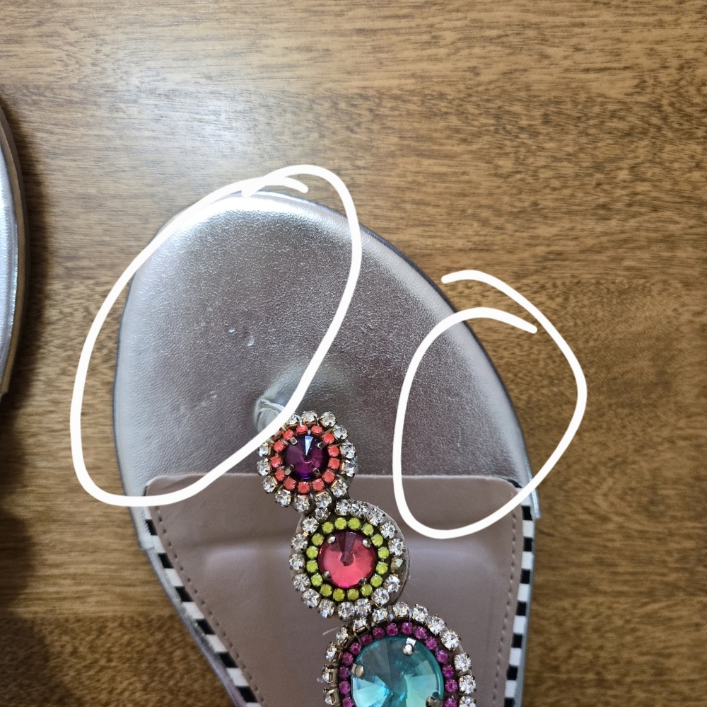 Betsey Johnson Gloww Sandals, size 7, new w/o box - Picture 7 of 7